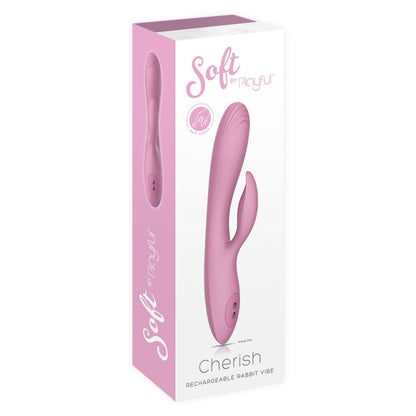 Playful Soft Cherish Rabbit Vibrator - Pink