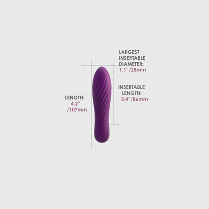 Svakom Tulip Powerful Bullet Vibrator - Black