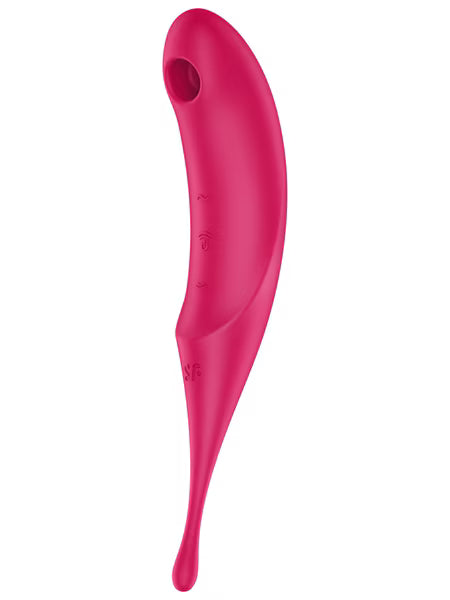 Satisfyer Twirling Pro Hybrid Air Pulse Vibrator - Red