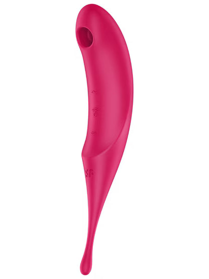 Satisfyer Twirling Pro Hybrid Air Pulse Vibrator - Red