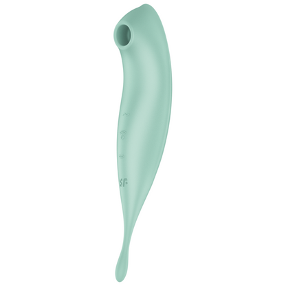 Satisfyer Twirling Pro+ Hybrid Clitoral Air Pulse Stimulator & Tip Vibrator (App Controlled) - Mint