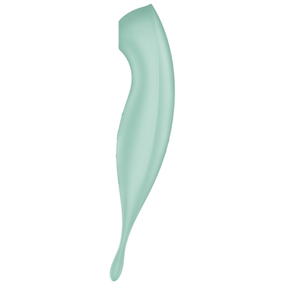Satisfyer Twirling Pro+ Hybrid Clitoral Air Pulse Stimulator & Tip Vibrator (App Controlled) - Mint