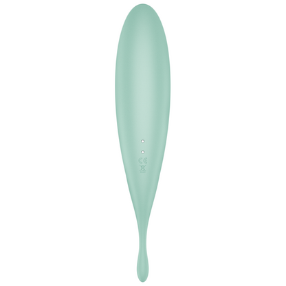 Satisfyer Twirling Pro+ Hybrid Clitoral Air Pulse Stimulator & Tip Vibrator (App Controlled) - Mint