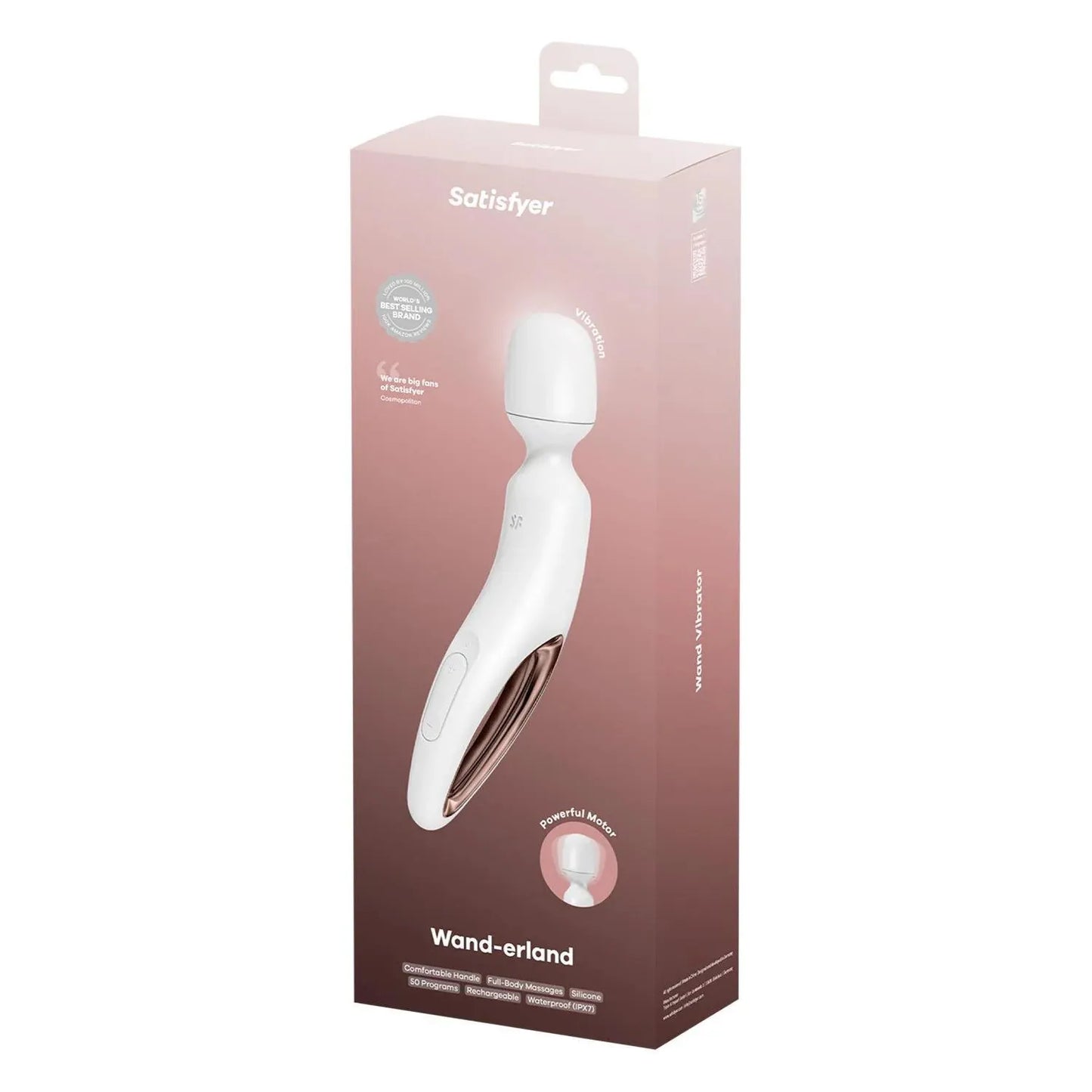 Satisfyer Wand-erland Wand Vibrator - White